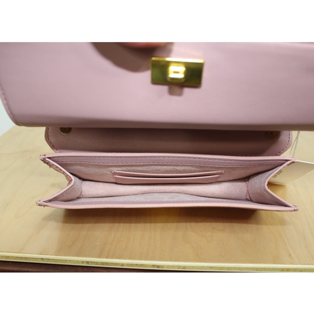 Apede Mod Pink Ombre‎ Croc Embossed Shoulder Bag with Gold Hardware NWT - Picture 7 of 7